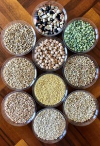 legumi e cereali integrali